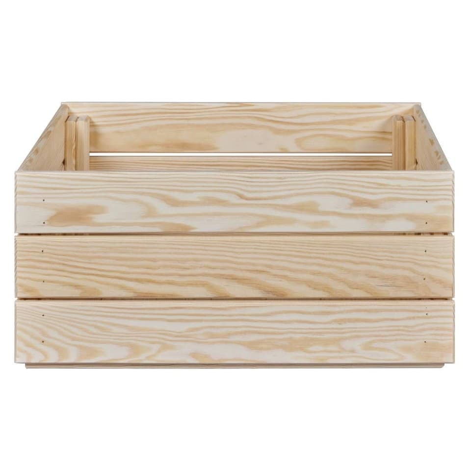 Cagette en Bois "Silver" 65cm Naturel