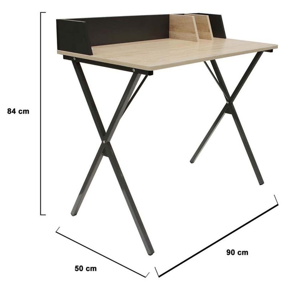 Bureau Design "Brice" 90cm Noir