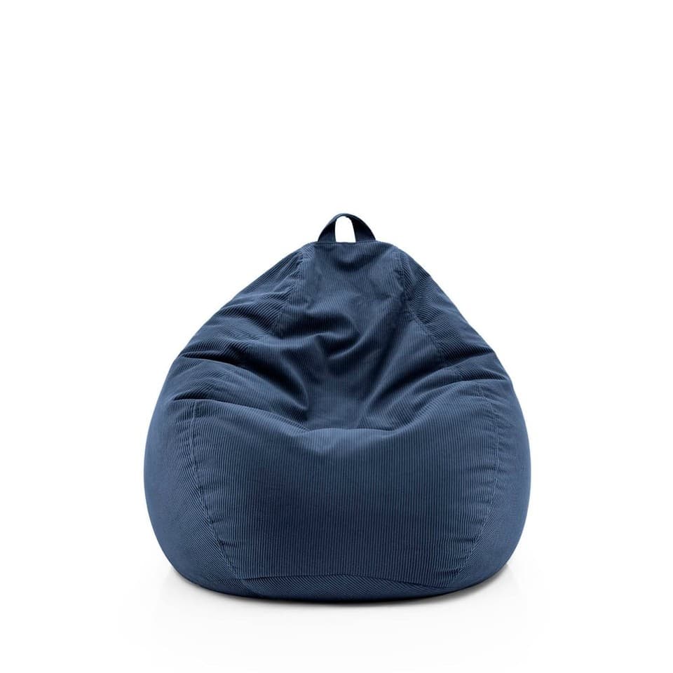 LUMALAND sac de siège à cordon fin 120 L perles EPS sac de haricots coussin...