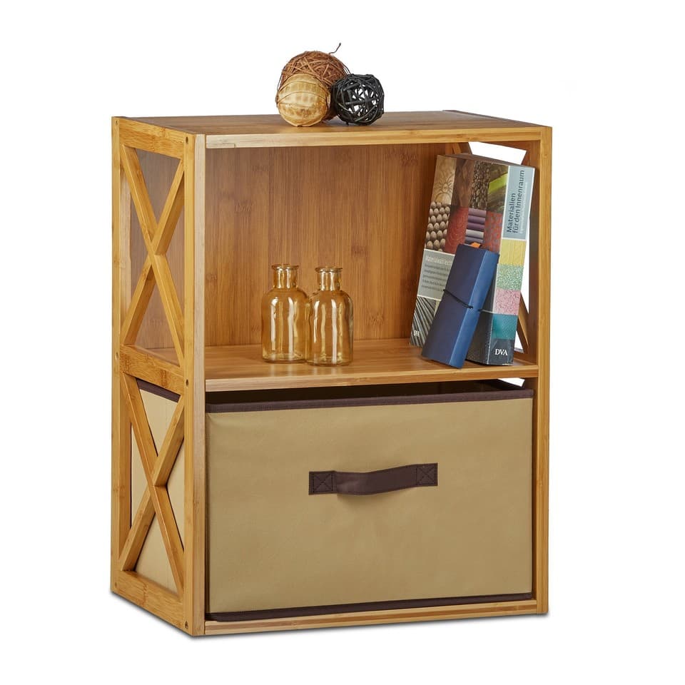 Étagère de salle de bain rangement pratique léger amovible étagère en bambou