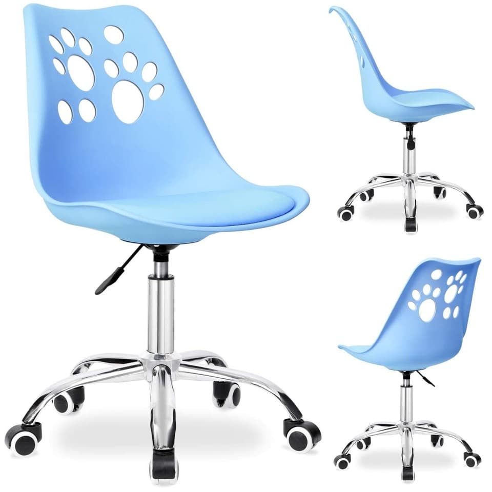 Fauteuil pivotant Grover bleu