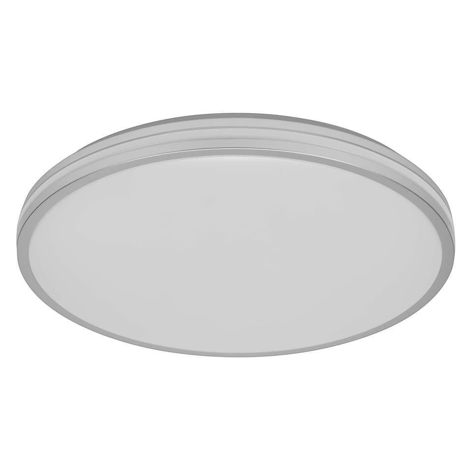 OSRAM  ORBIS Caleb Plafonnier LED 490mm, 36W, 3000K blanc chaud, Argent, Métal a