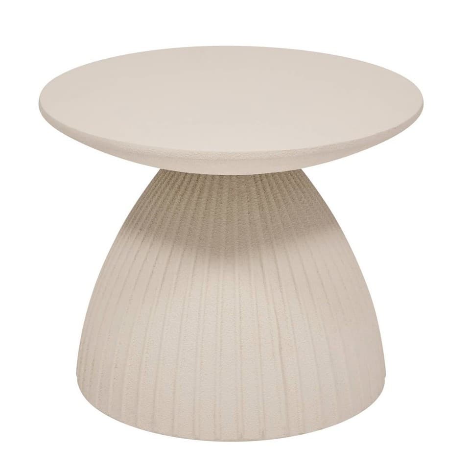 Table Basse Design "Fylis" 50cm Beige