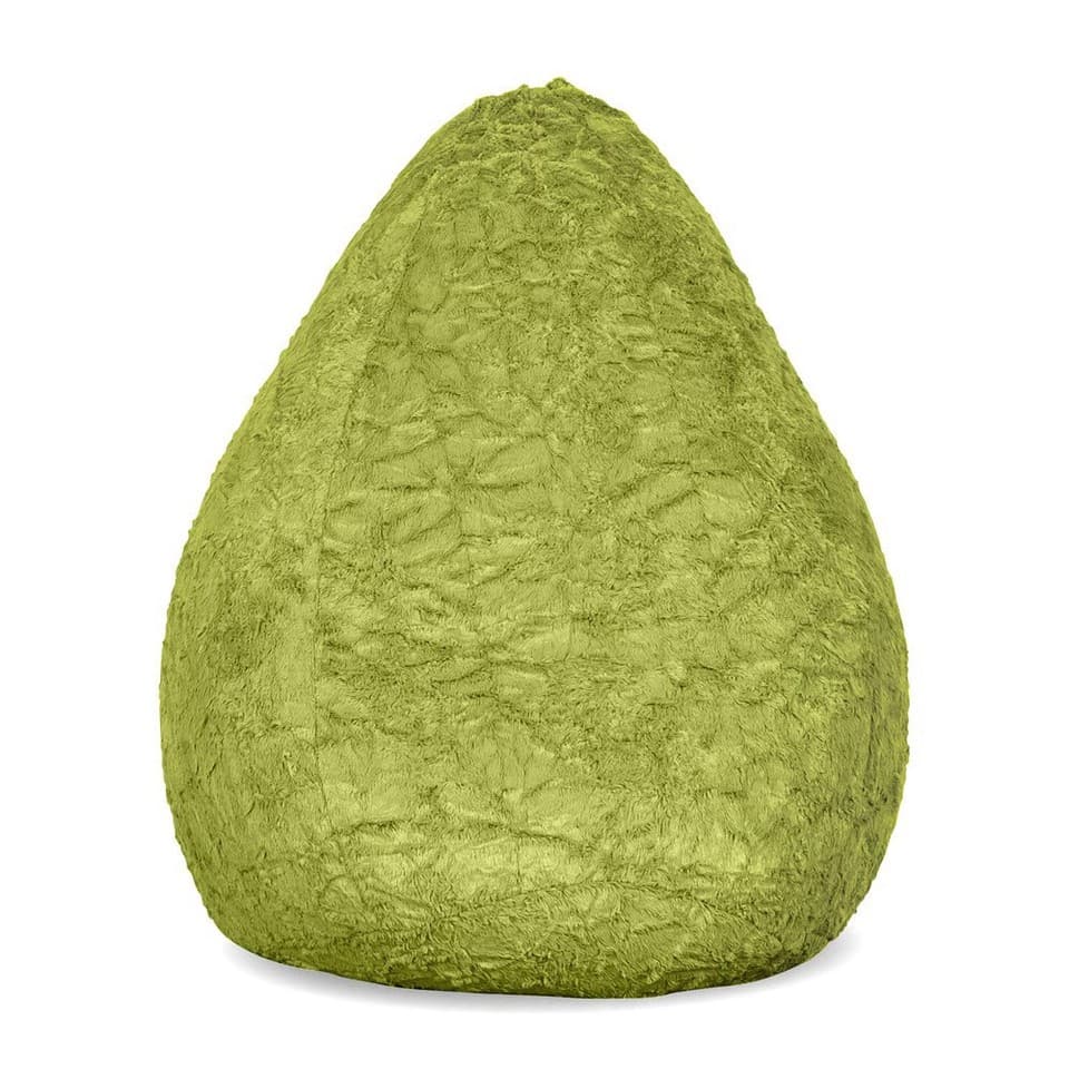 Lumaland Sac de Siège Enfant Fluffy Peluche Beanbag 120L Coussin de Siège...