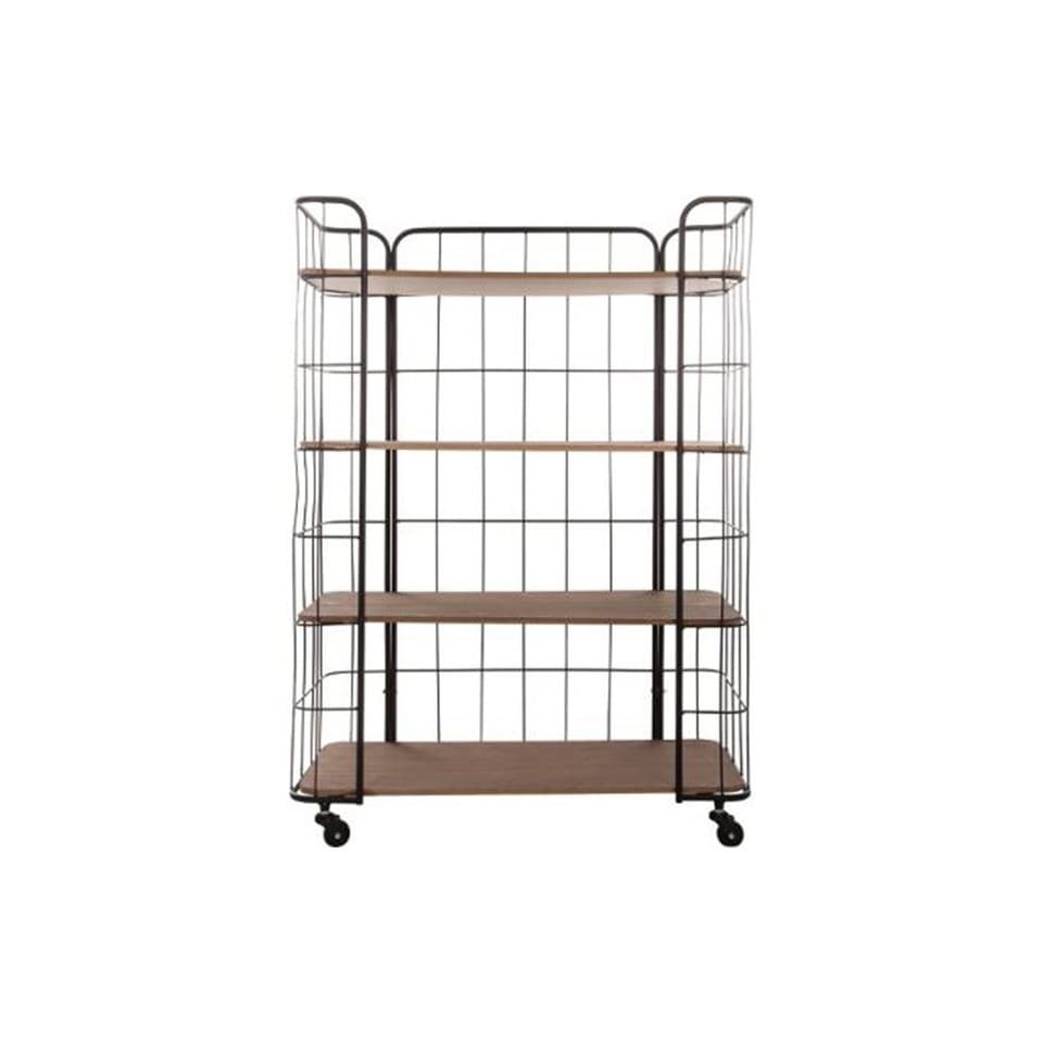 Étagère à 4 Niveaux "Jordi" 97cm Noir