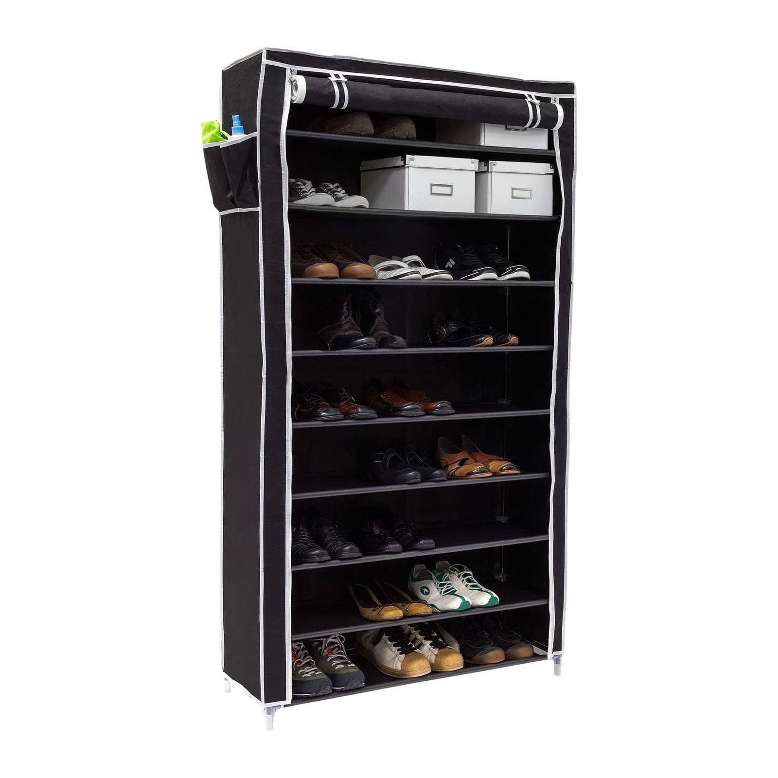 Étagère à chaussures meuble de rangement pour souliers léger étagère à souliers