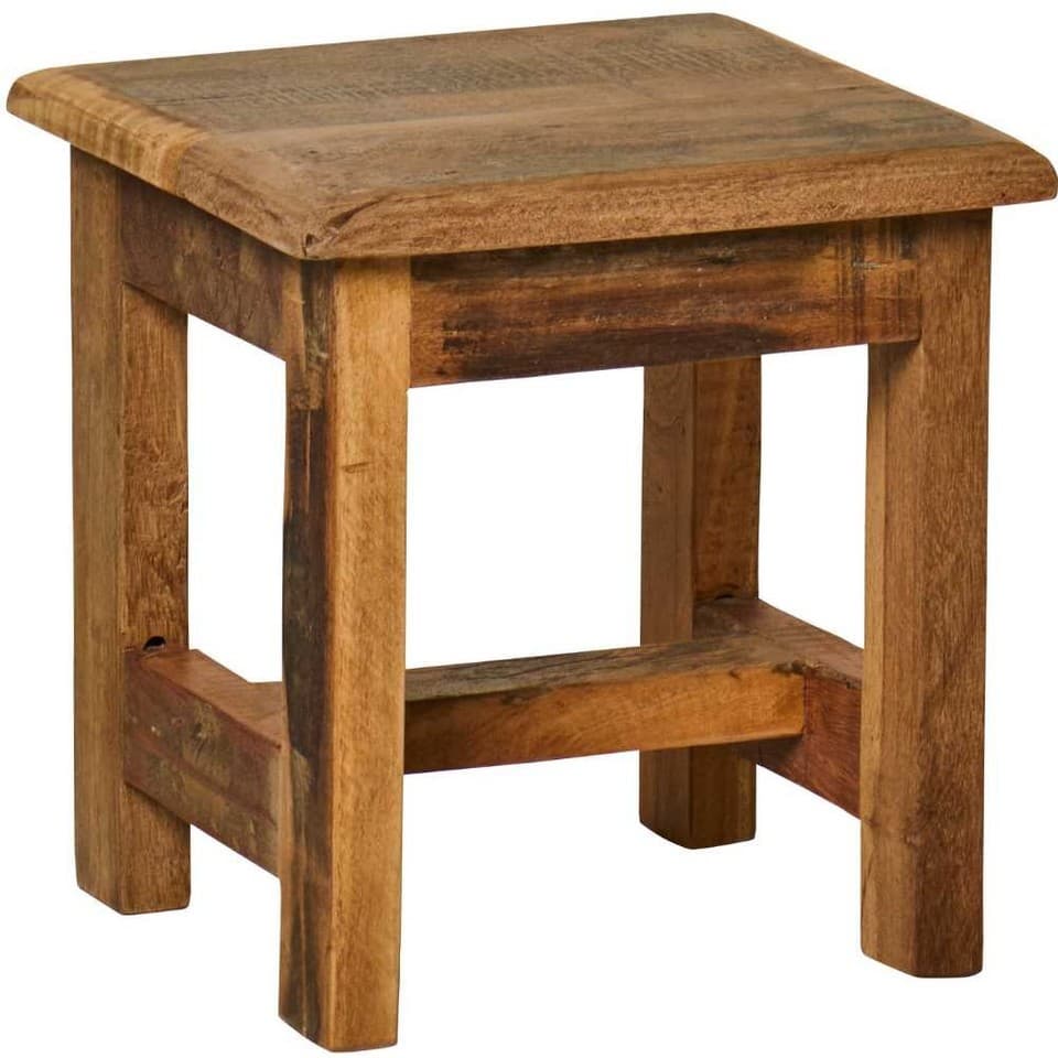 Ib Laursen Tabouret Mini Unika En Bois Pour Fleurs 26x28 Cm