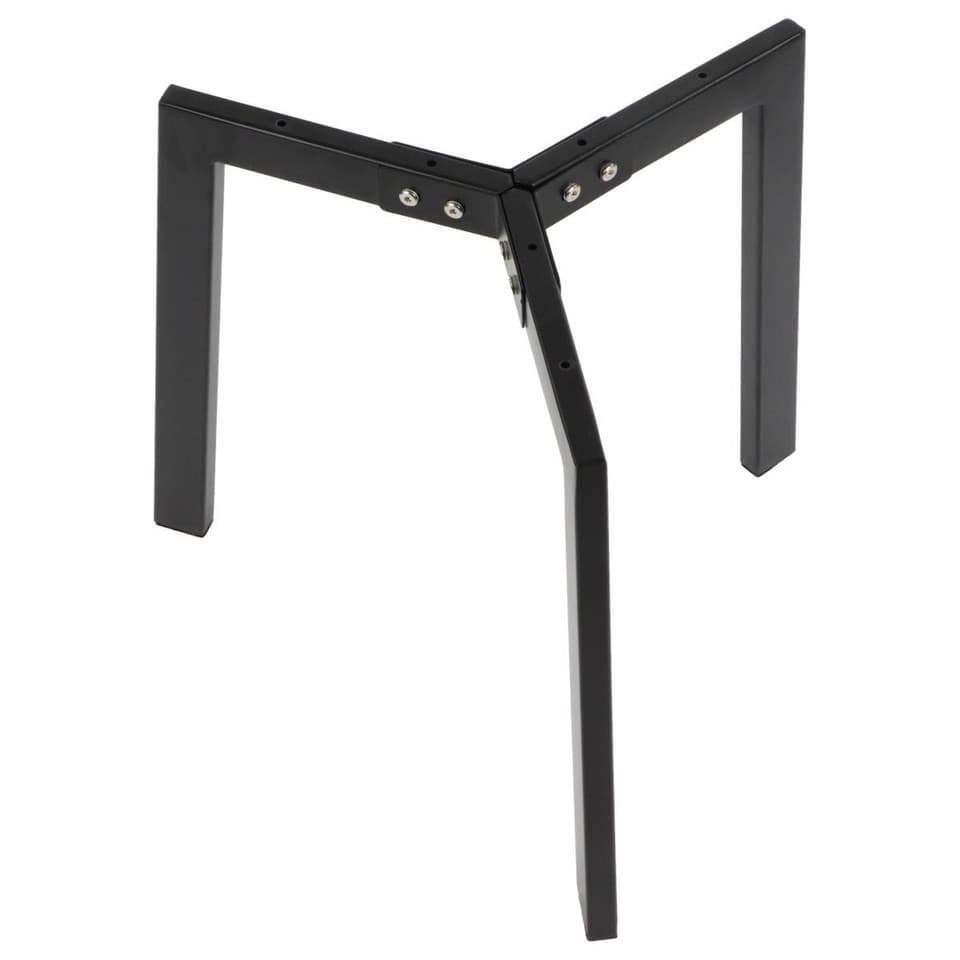 Cadre de table en métal pour hôtel, restaurant, maison, NY-L02, h=42 cm, noir