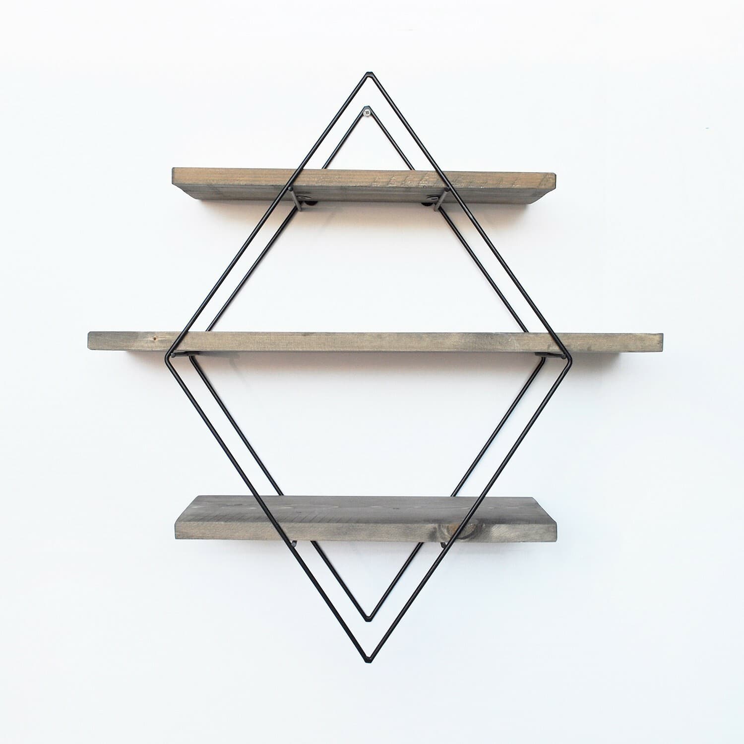 Étagère Murale À 3 Niveaux Modernes Pour Décoration, Vases, Horloges Et Livres.