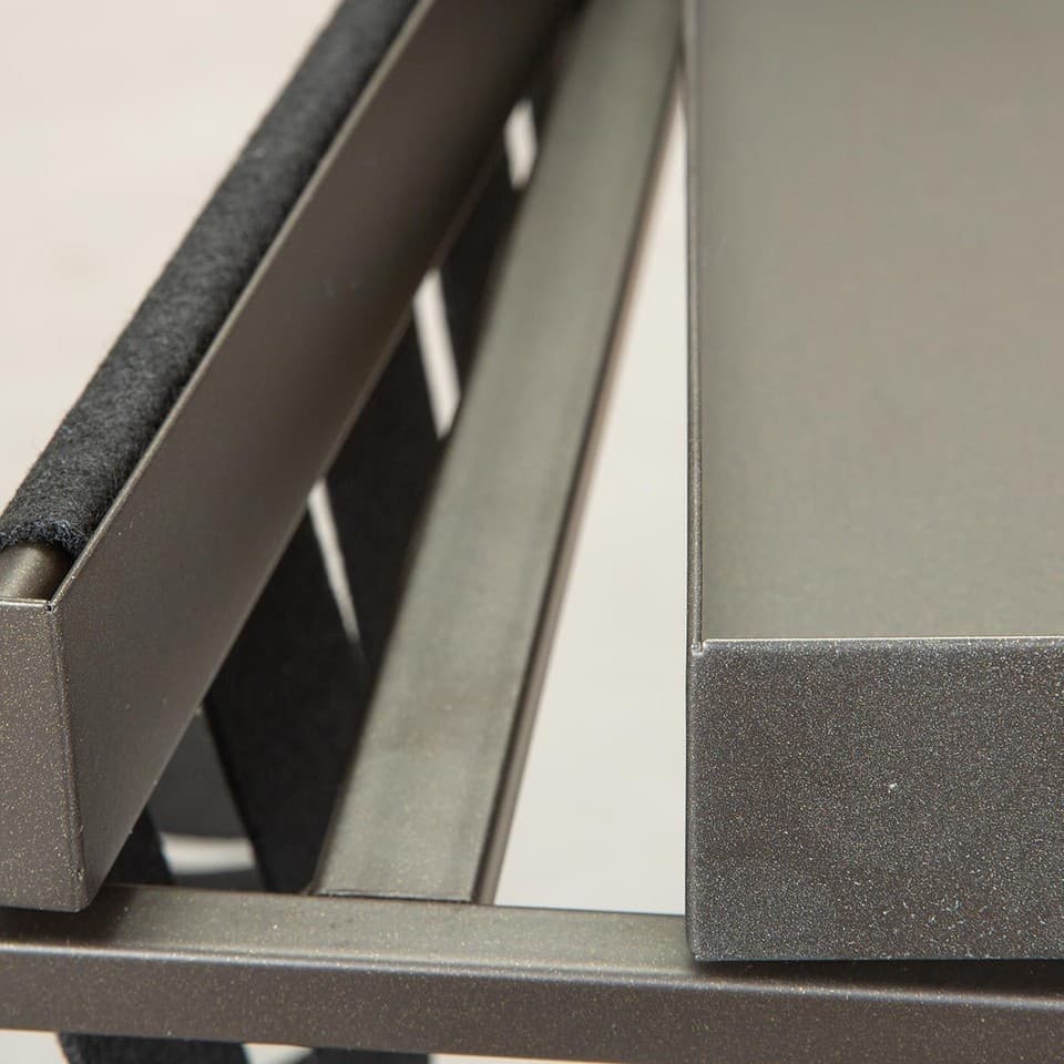 Table d'Appoint Design "Porte-Magazine" 40cm Gris