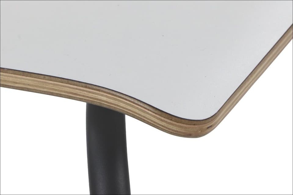 Chaise de conférence pour restaurant, bar, hôtel, bureau, blanc/noir, WERDI A