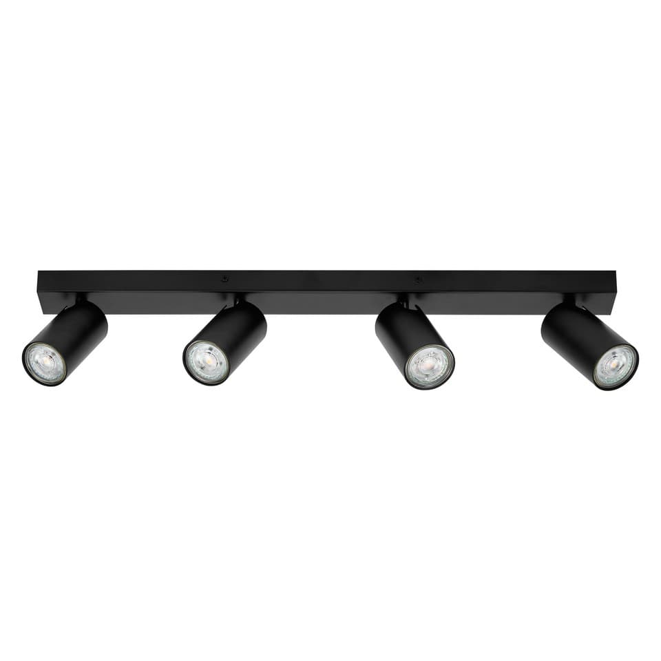 OSRAM LED SPOT OCTAGON 4 x 3,4W, GU10, 920lm, noir, température de couleur 2700K