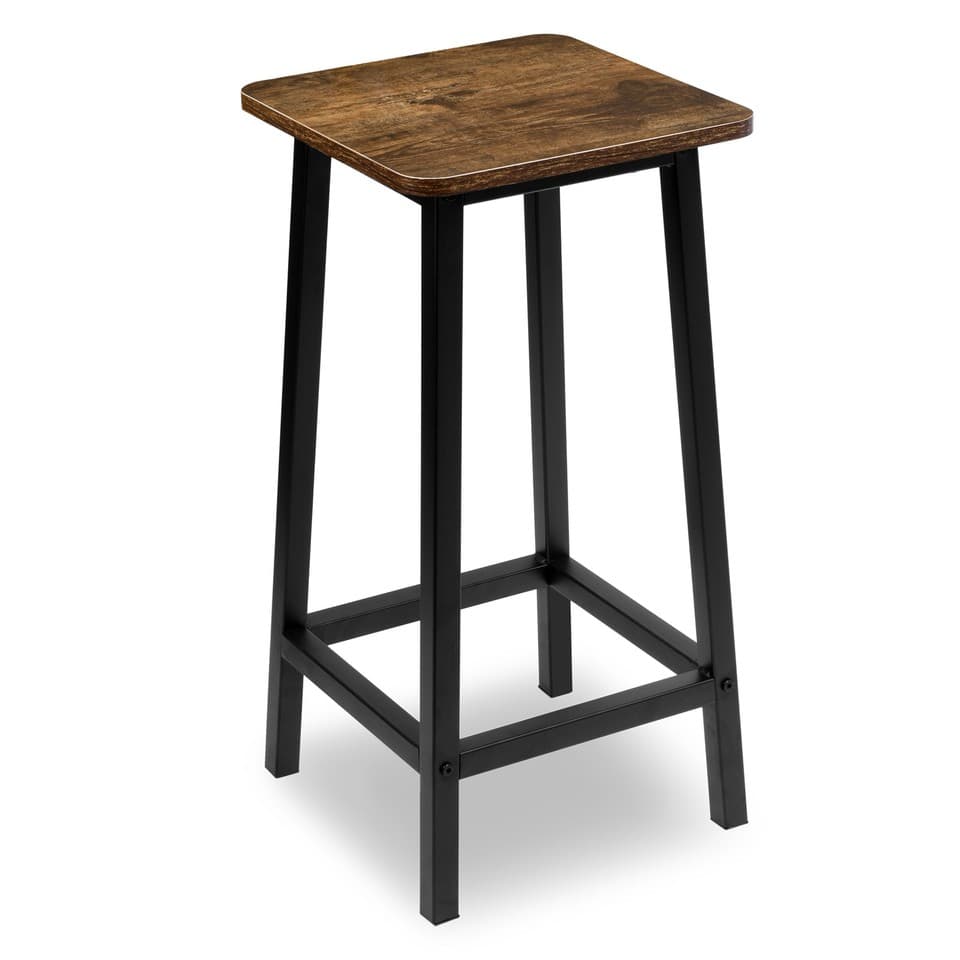 Tabouret industriel Kent Loft, chêne vieilli