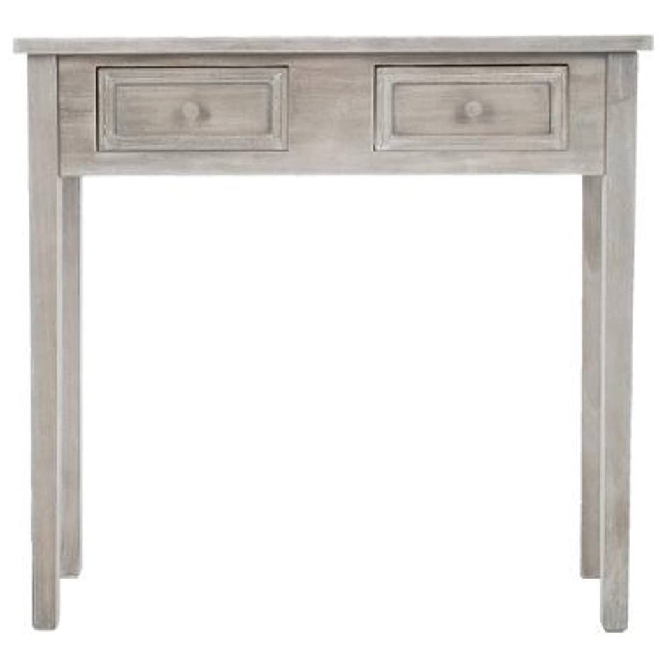 Console 2 Tiroirs "Charme" 80cm Naturel