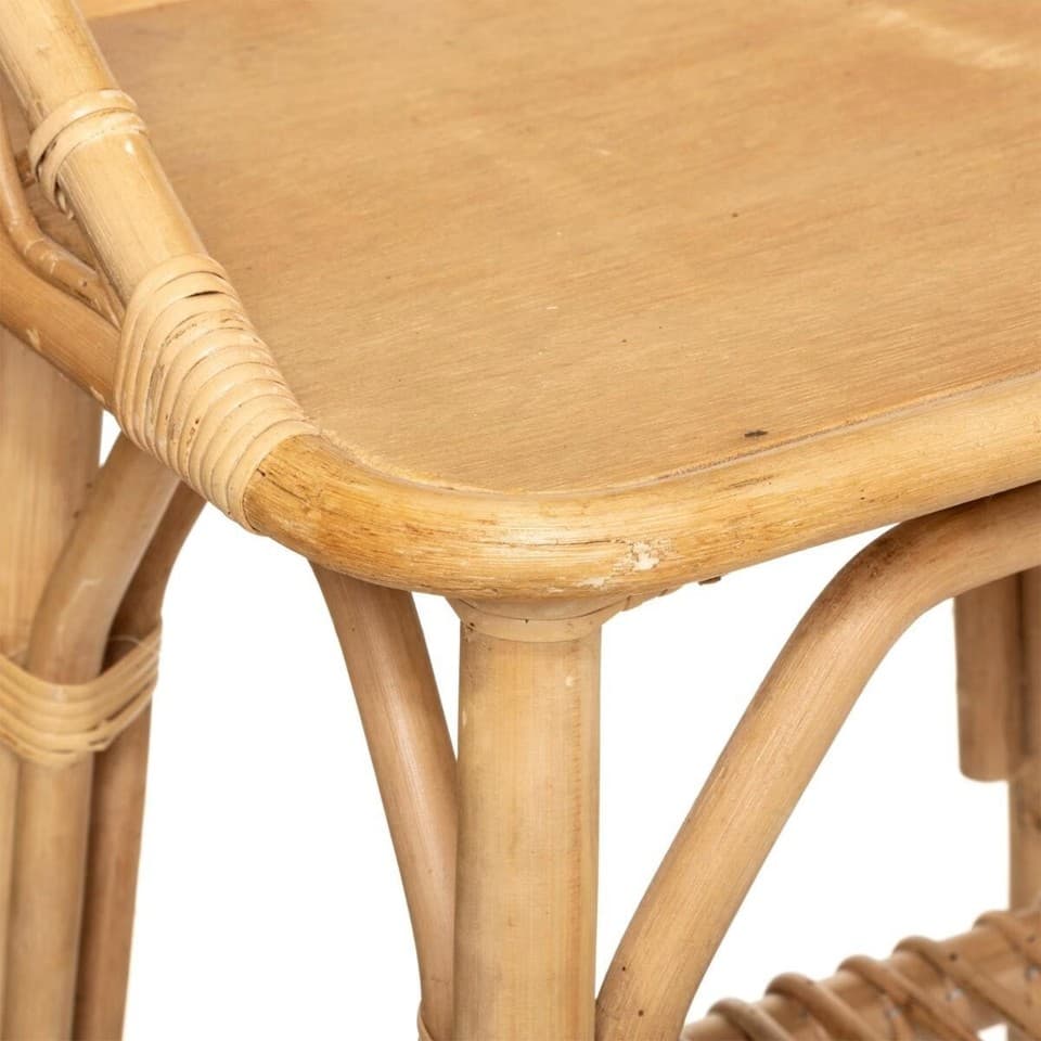 Table de Chevet Enfant "Rotin" 56cm Naturel