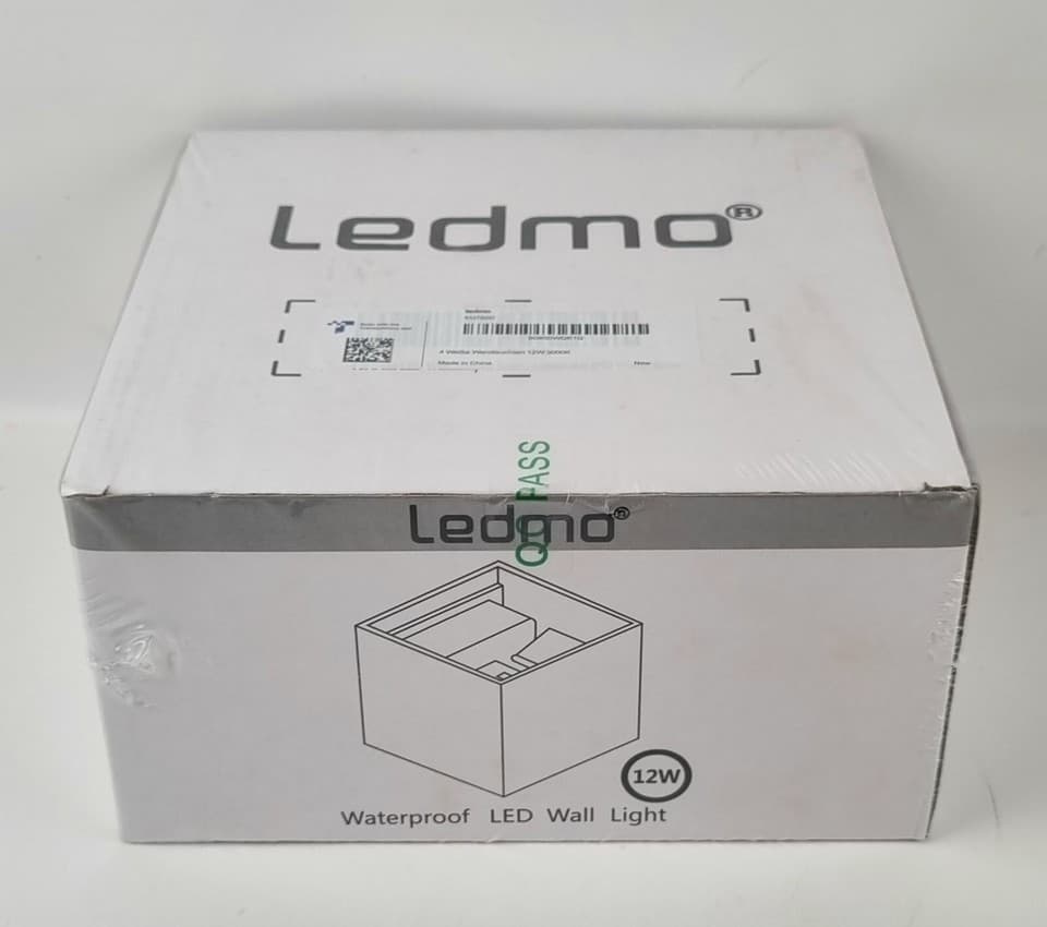 LEDMO 4x Appliques Murales LED 12W Angle d'Eclairage Réglable Blanc Chaud 3000K