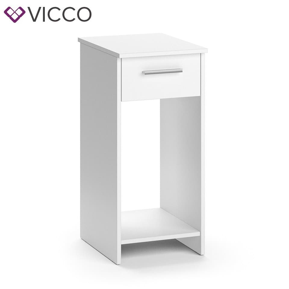 Meuble informatique Meuble d’appoint Meuble pour ordinateur Odin blanc Vicco