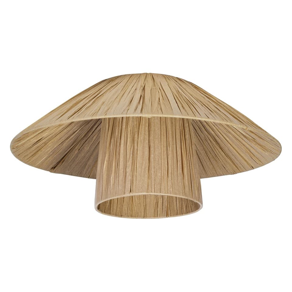 OSRAM Decor Plafonnier décoratif avec abat-jour en bambou, 400 mm, culot E27, IP