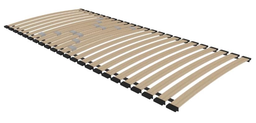 Sommier à lattes BDW Flex avec régulation de la dureté, jusqu'à 150 kg, en bo...