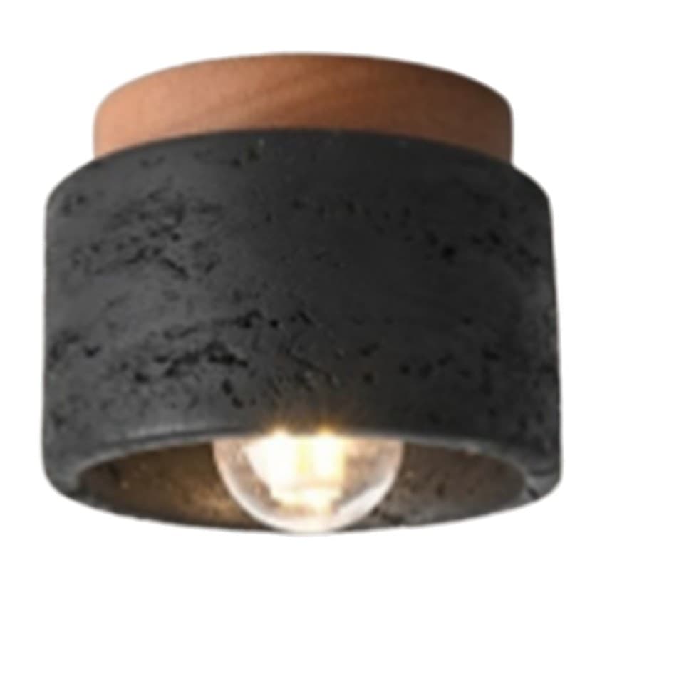 Plafonnier de Style Japonais Wabi-Sabi E27 à Intensité Variable en Trois Co5969