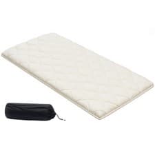 Uimoso Matelas Futon Pliable Portable de Sol Japonais Tatami 991x2032 mm Blanc