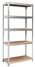 Étagère de rangement à 5 niveaux 625 kg 150 x 75 x 30 cm