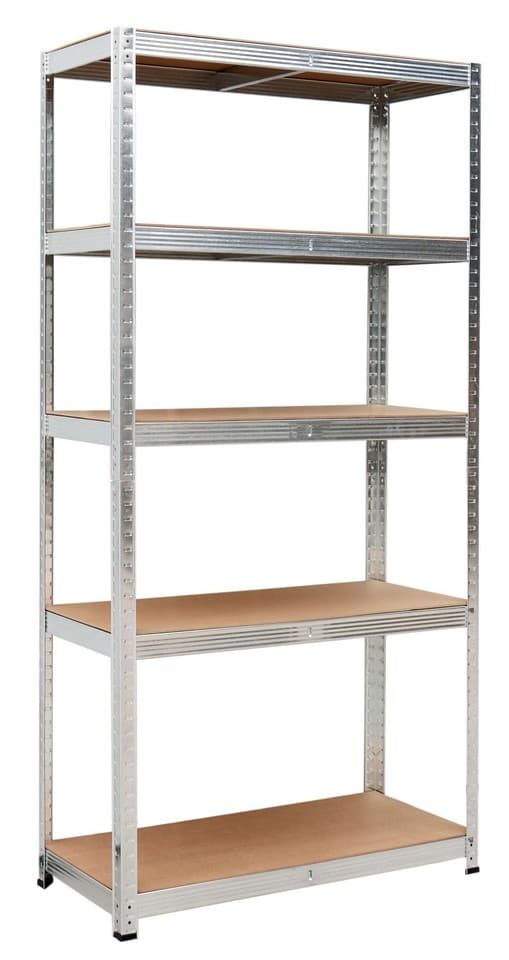 Étagère de rangement à 5 niveaux 625 kg 150 x 75 x 30 cm