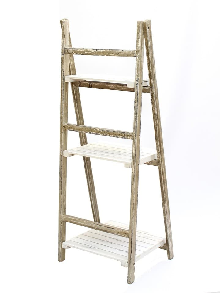 Étagère pliante "Shabby" étagère étagère sur pied échelle décoration de...