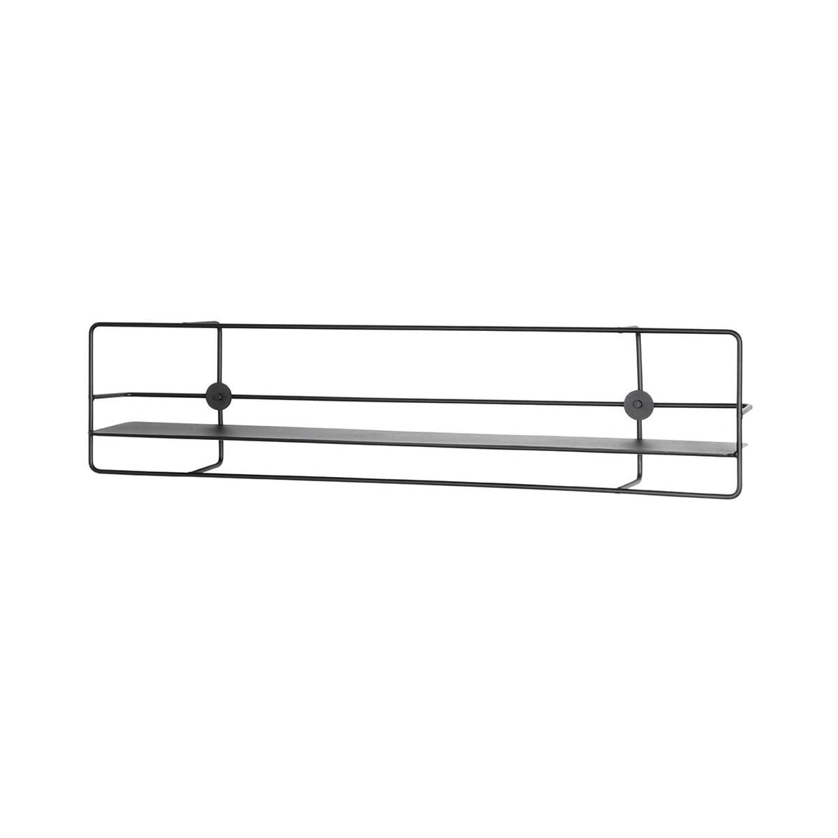 Étagère Murale Métal "Vivalo" 90cm Noir