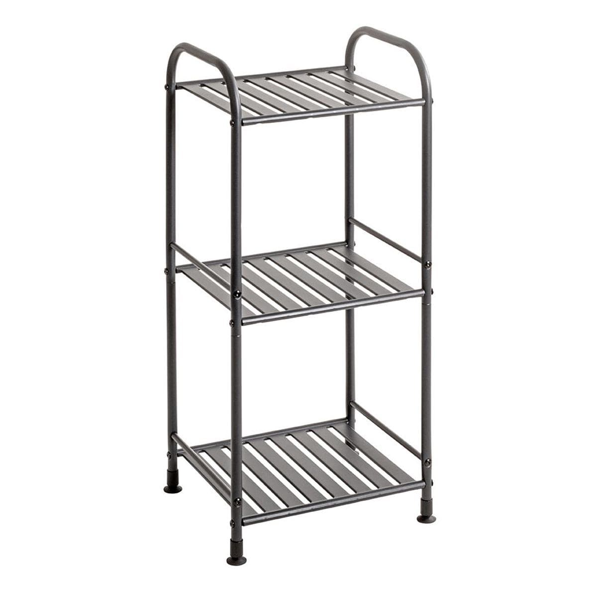 Étagère Design 3 Niveaux "Bonnie" 78cm Anthracite