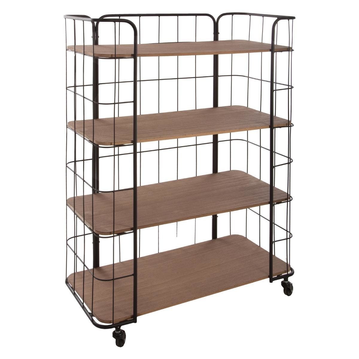 Étagère à 4 Niveaux "Jordi" 97cm Noir